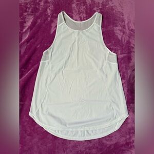 Women's White Sleeveless Top #552